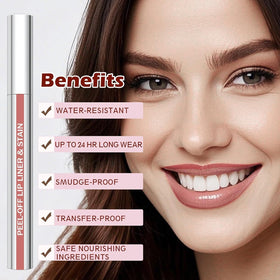 Close-up of QCMME Lip Liner Stain applicator tip