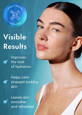 Close-up of Rael Facial Mask showing hydrogel texture