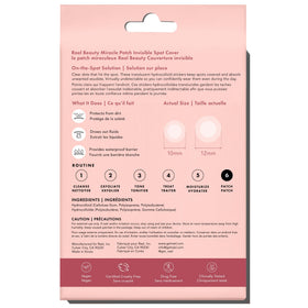Close-up of Rael Hydrocolloid Patches with clear matte finish