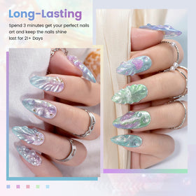 Close-up of RARJSM Aurora Cat Eye Gel Nail Polish bottle