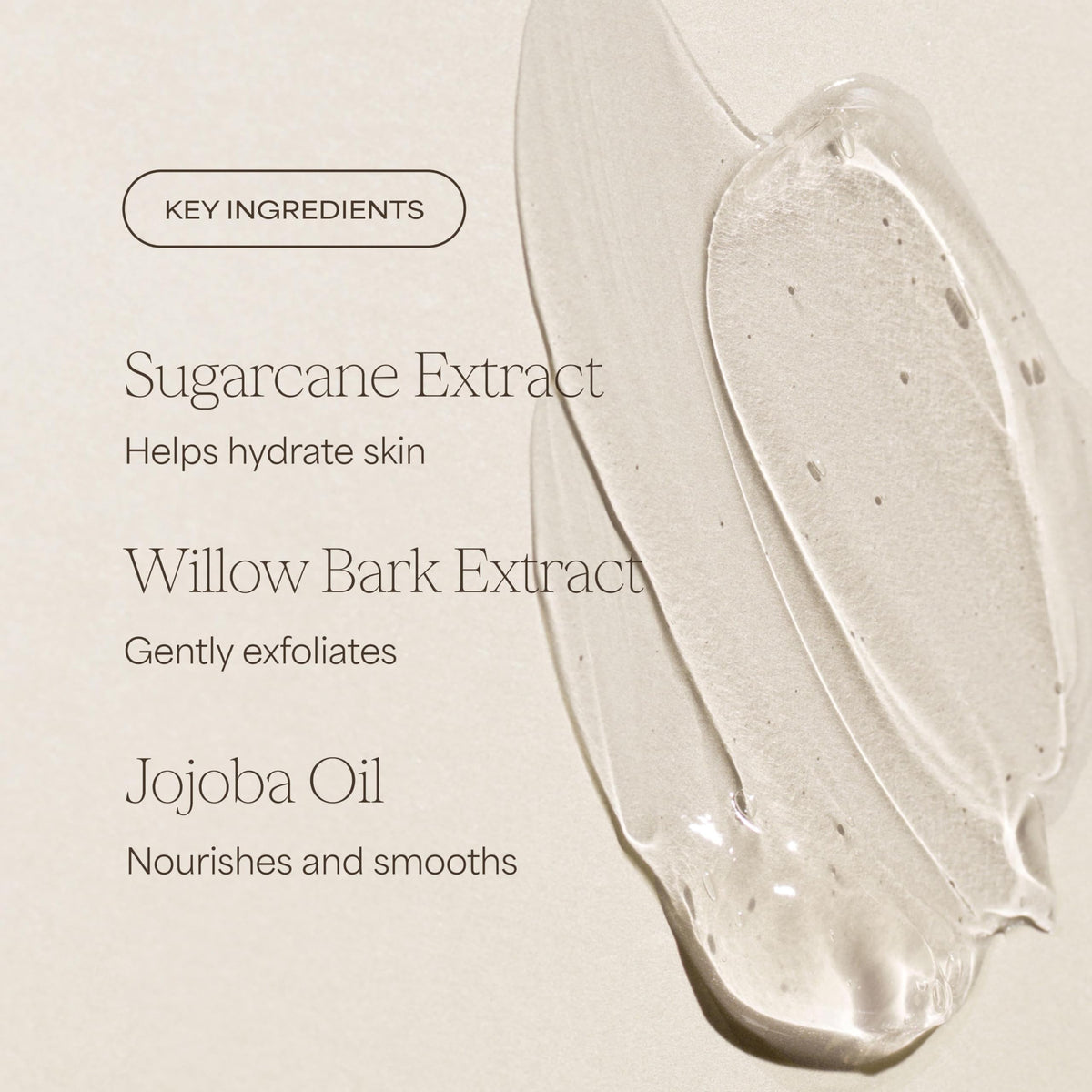 Close-up of RAW SUGAR Pineapple Maqui Berry Body Wash texture