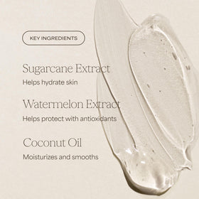 Close-up of RAW SUGAR Watermelon Mint Refresh Body Wash texture