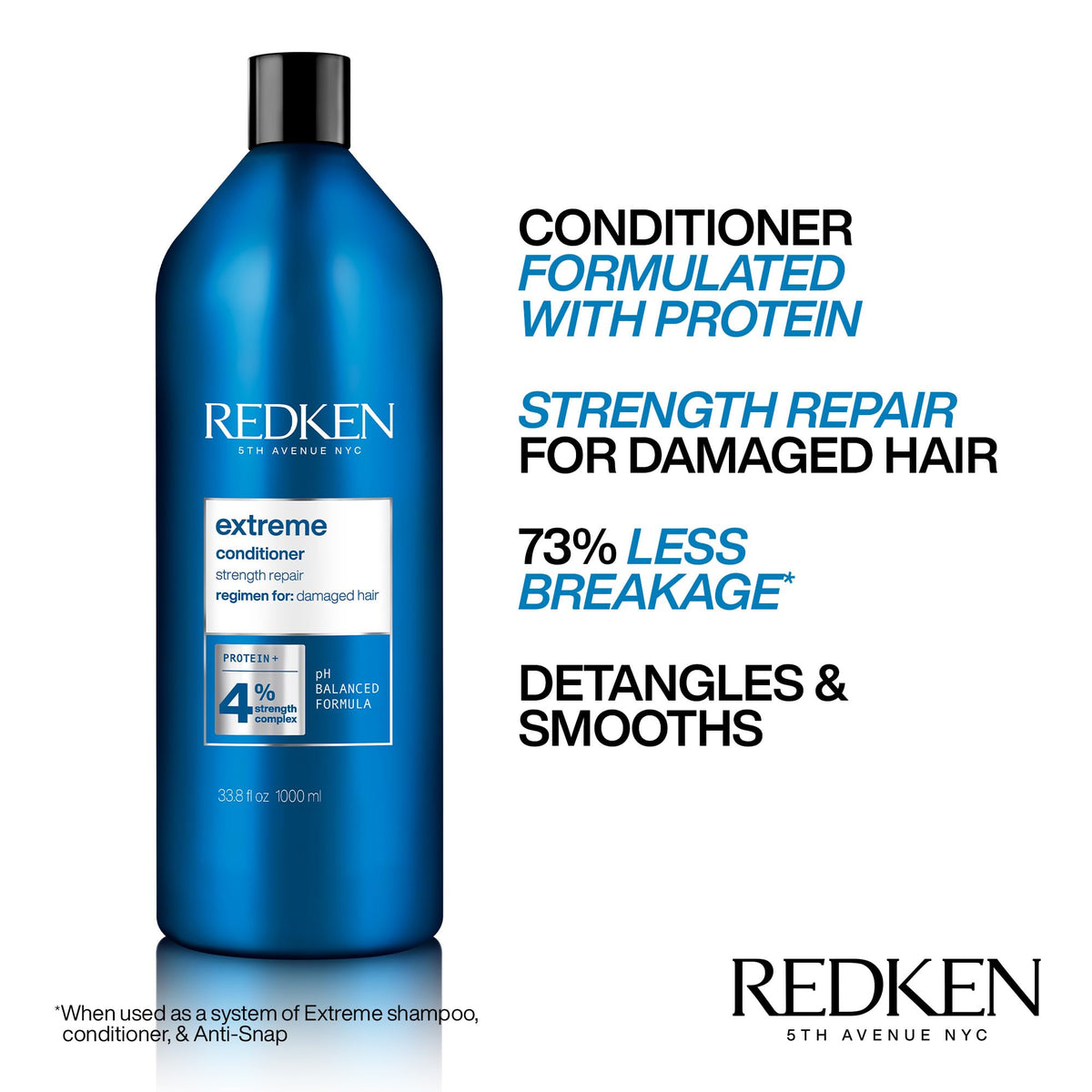 Close-up of Redken Extreme Conditioner texture