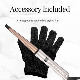 Close-up of Remington Shine Therapy Tapered Curling Wand barrel