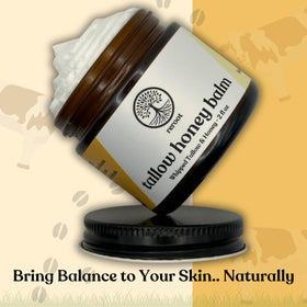 Close-up of Reroot Organics Beef Tallow Balm texture
