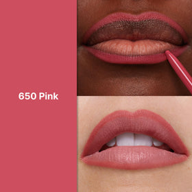 Close-up of REVLON ColorStay Lip Liner 650 Pink tip