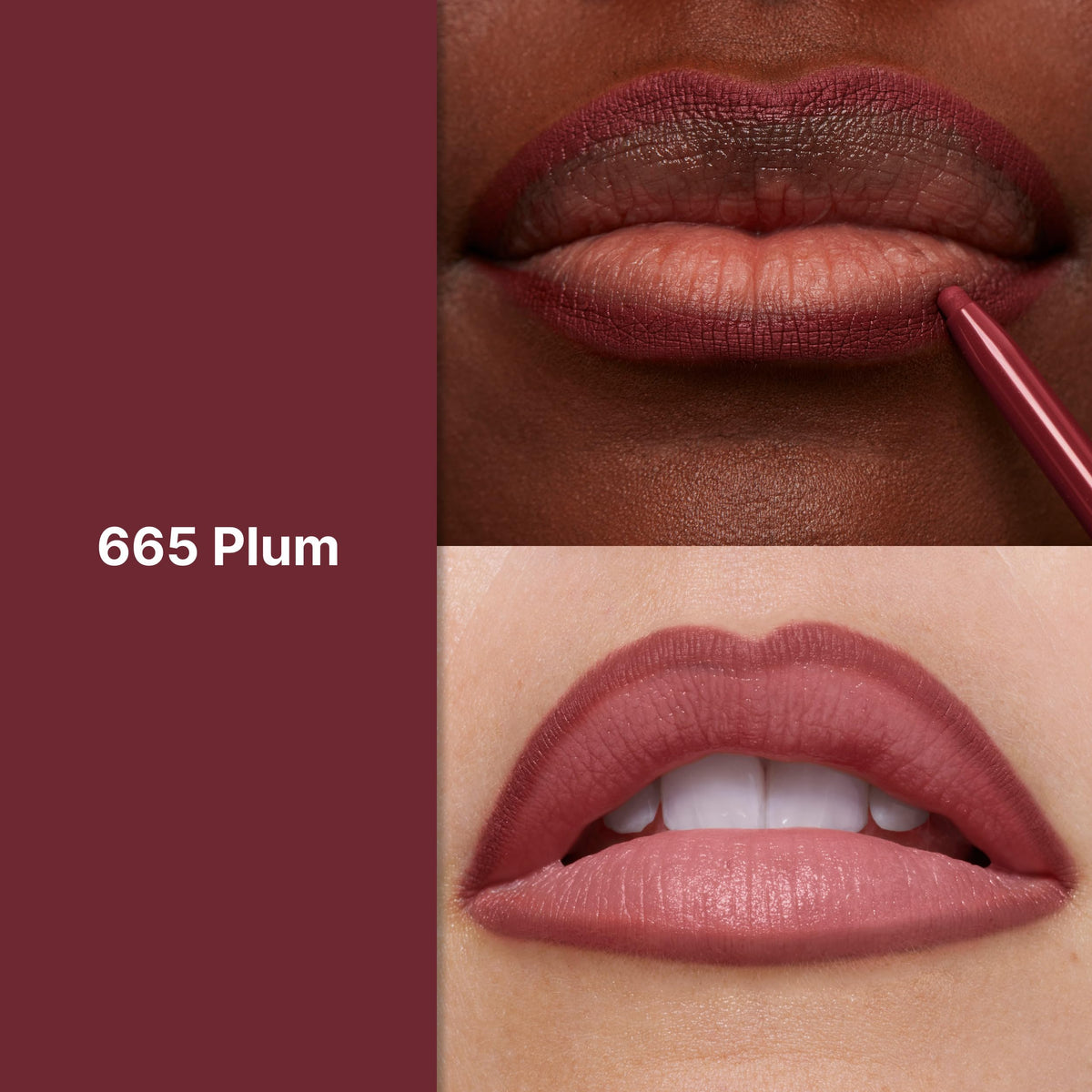 Close-up of REVLON ColorStay Lip Liner 665 Plum tip