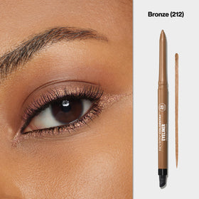 Close-up of REVLON ColorStay Pencil Waterproof Eyeliner 212 Bronze tip