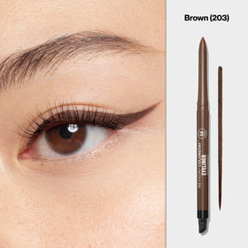 Close-up of REVLON ColorStay Pencil with built-in sharpener