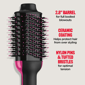 Close-up of REVLON One-Step Volumizer bristles