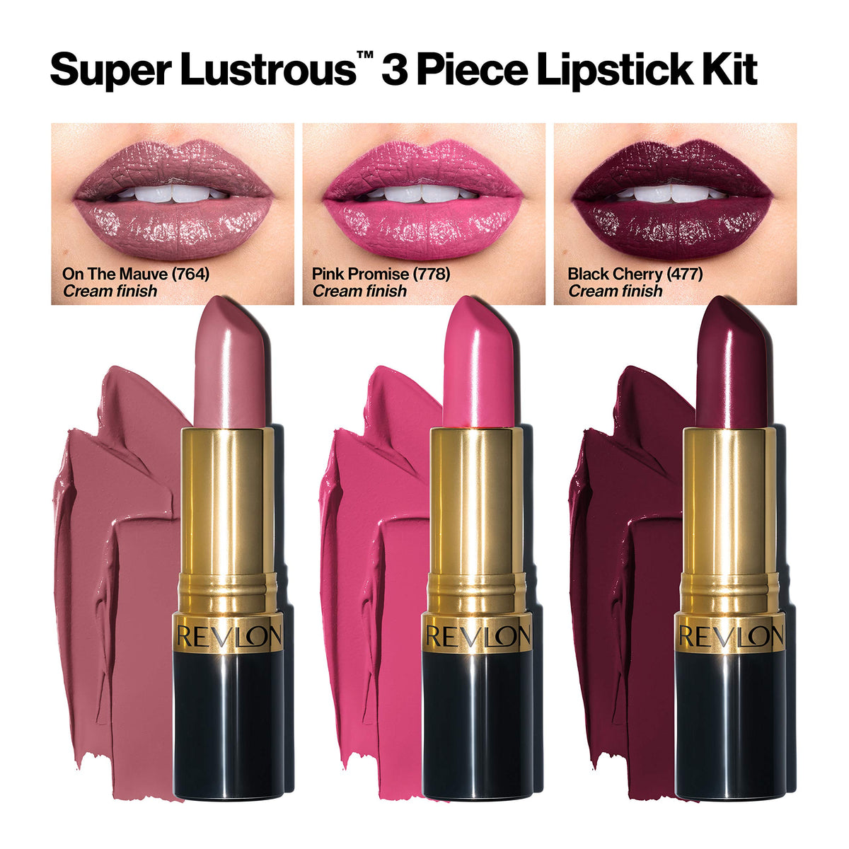 Close-up of REVLON Super Lustrous lipstick in shade 778 Pink Promise
