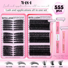 Close-up of RITALASH lash bond and seal included in kit