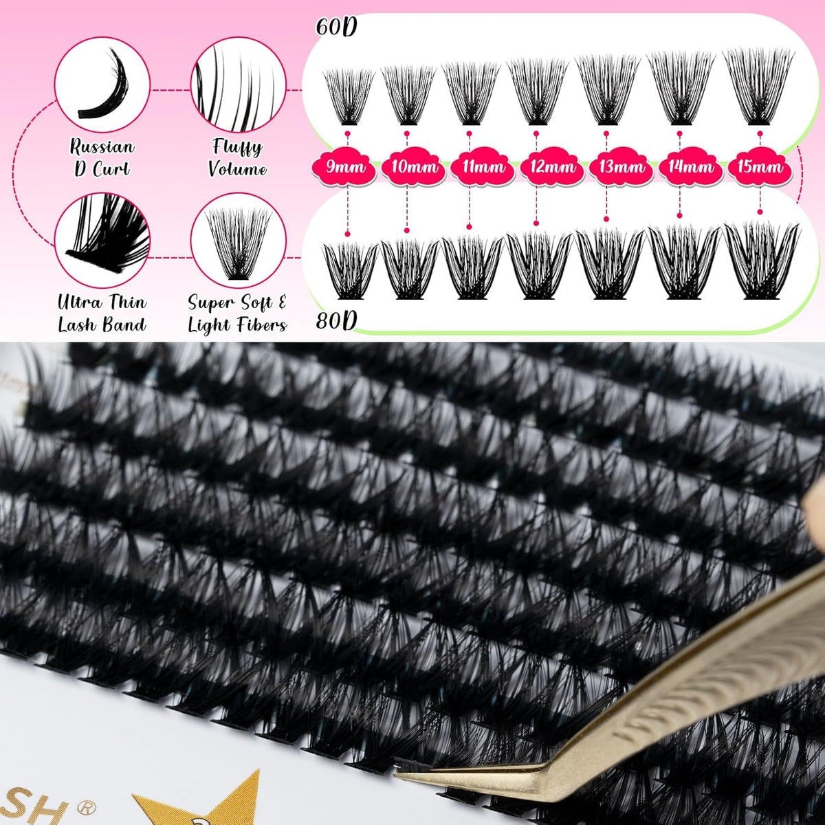 Close-up of RITALASH lash bond and seal included in the kit