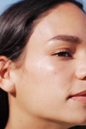 Close-up of River Organics Dark Brow Wax ingredients