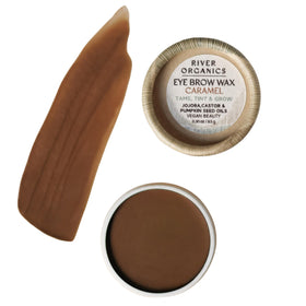 Close-up of River Organics Eyebrow Wax texture