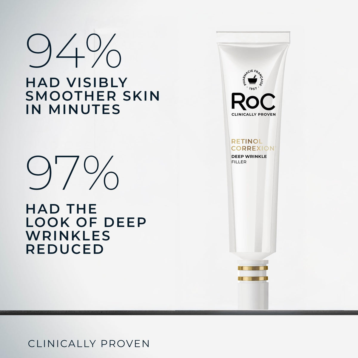 Close-up of RoC Retinol Correxion Deep Wrinkle Filler applicator