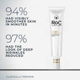 Close-up of RoC Retinol Correxion Deep Wrinkle Filler applicator