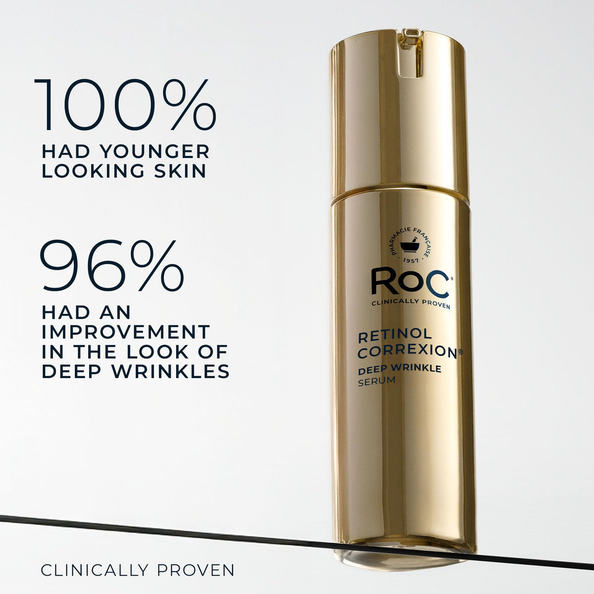Close-up of RoC Retinol Correxion Deep Wrinkle Serum texture