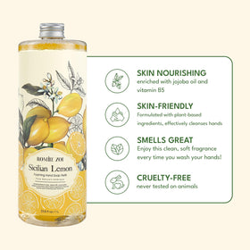 Close-up of ROMIIE ZOI Foaming Hand Soap texture