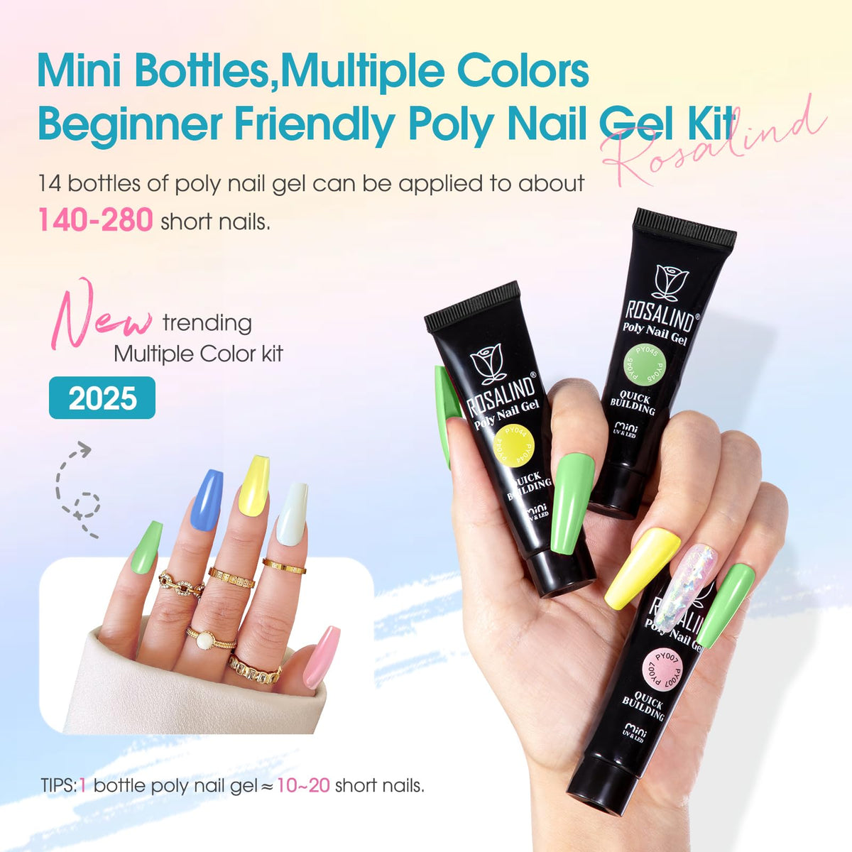 Close-up of ROSALIND cuticle oil and nail brush