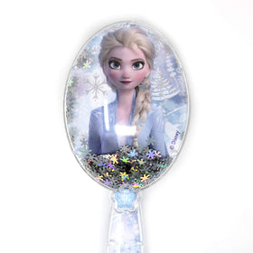 Close-up of rounded bristles on LUV HER Frozen II Hair Brush