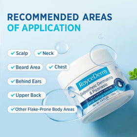 Close-up of Roycederm scalp cream texture