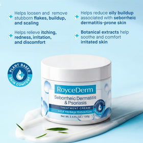 Close-up of Roycederm shampoo texture