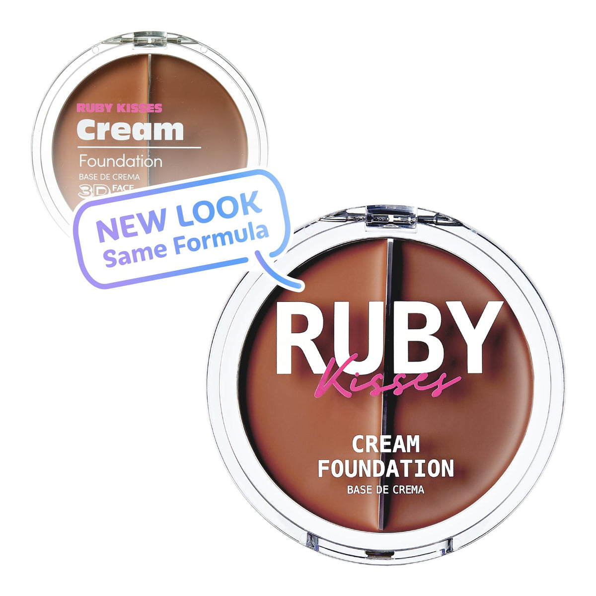 Close-up of Ruby Kisses 3D Face Creator Cream Foundation texture
