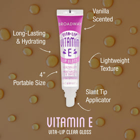 Close-up of Ruby Kisses Vita-Lip Gloss tubes in various flavours
