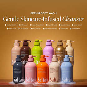 Close-up of Saltair Body Wash texture