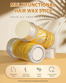 Close-up of Samnyte Hair Wax Stick showing texture