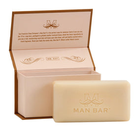 Close-up of San Francisco Soap Company Spiced Tobacco Man Bar Soap texture