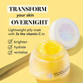 Close-up of Saturday Skin Vitamin C Jelly Mask texture