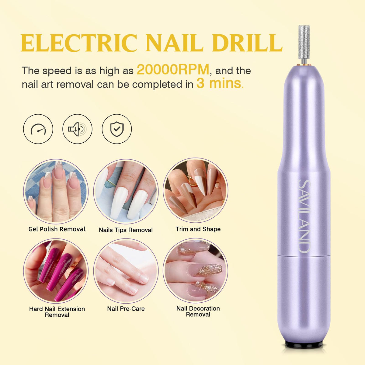 Close-up of SAVILAND 4-in-1 nail glue gel tube