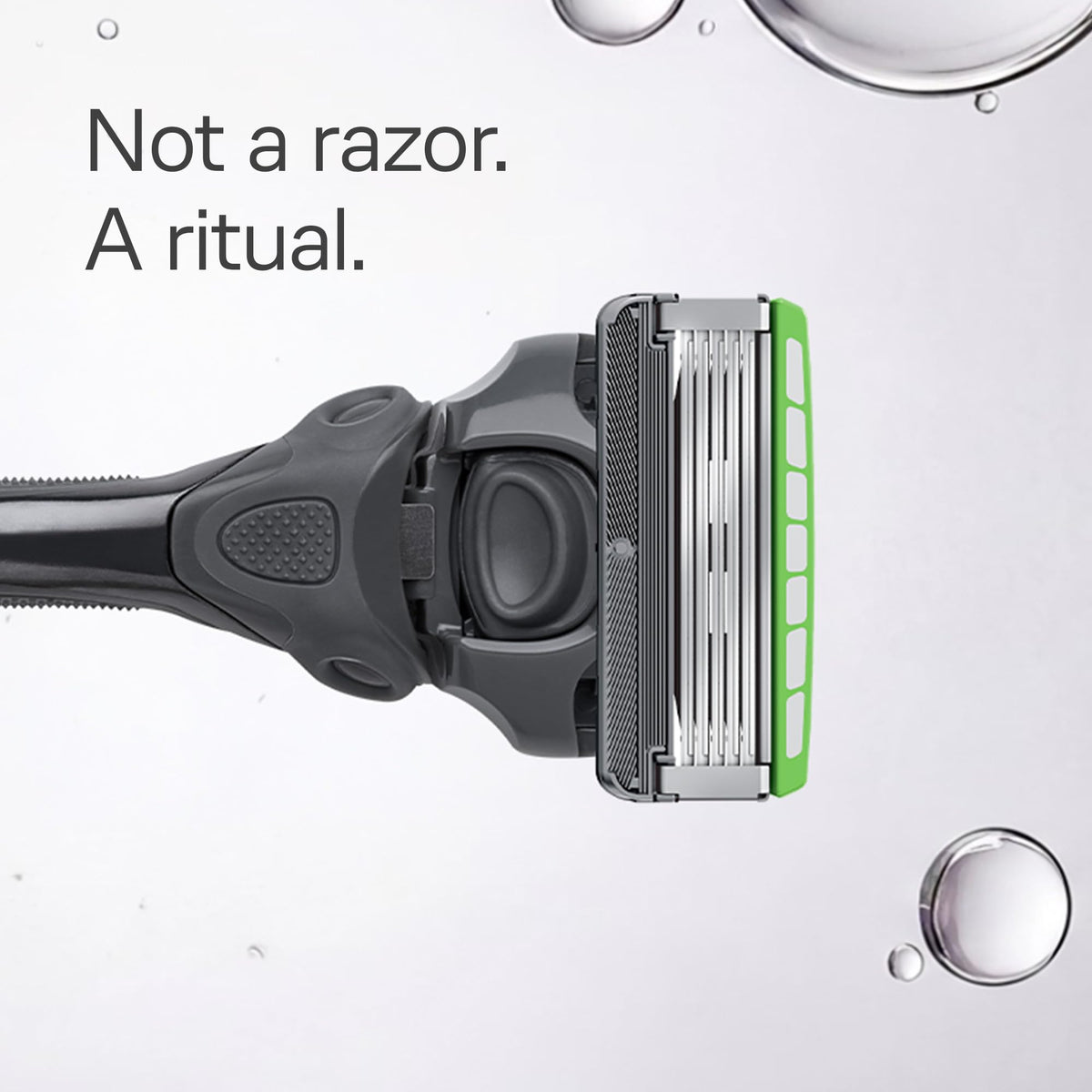 Close-up of Schick Hydro Sensitive blade with Skin Guards