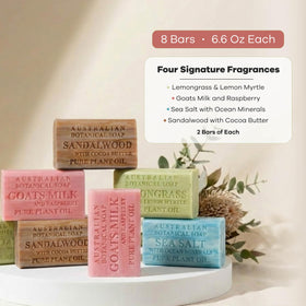 Close-up of Sea Salt with Ocean Minerals soap bar