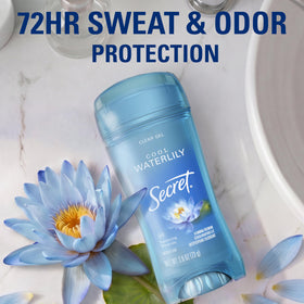 Close-up of Secret Antiperspirant Deodorant applicator