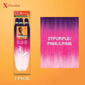 Close-up of Sensationnel X-Pression Braids texture