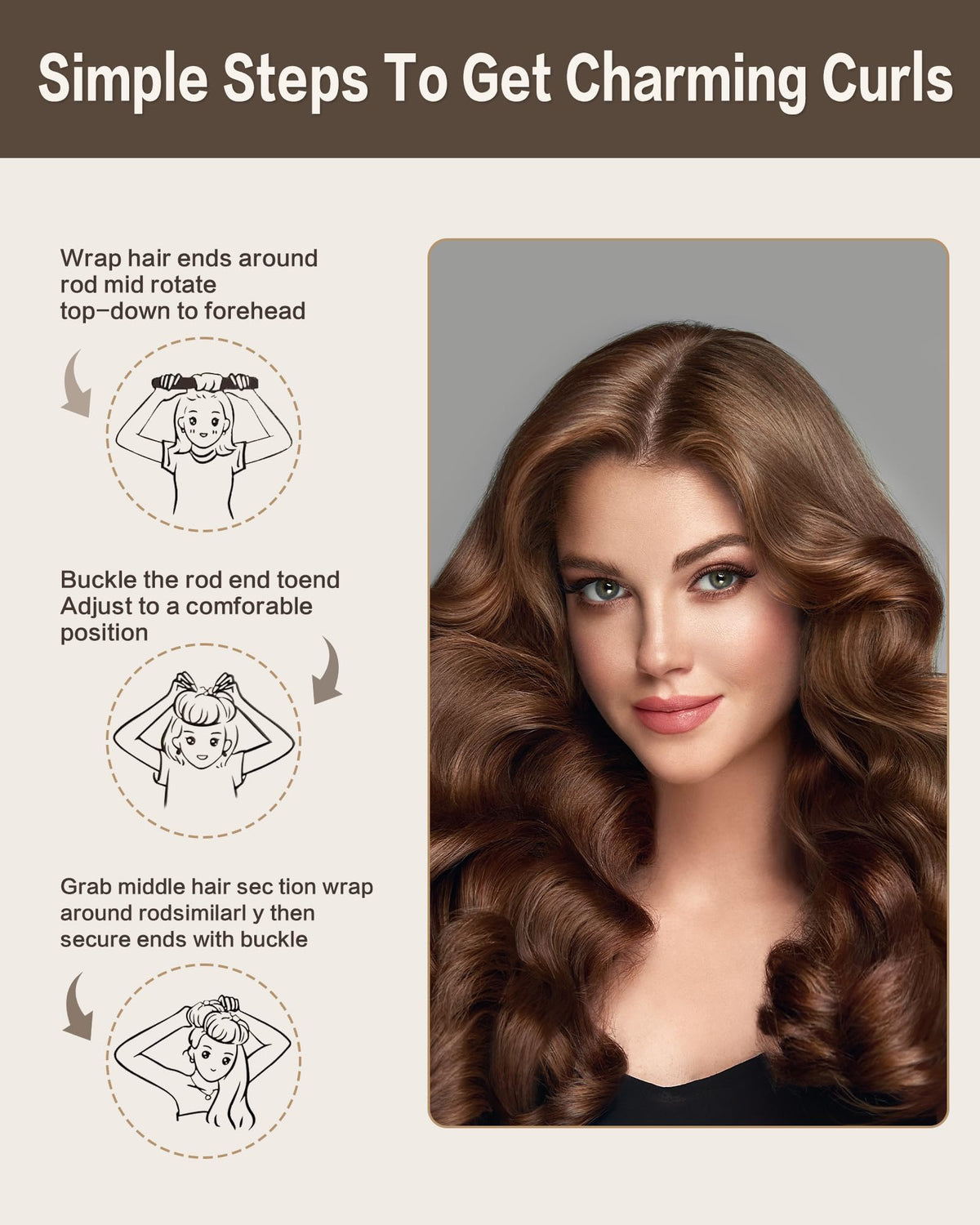 Close-up of Seritant Heatless Curls Rollers showing plush texture