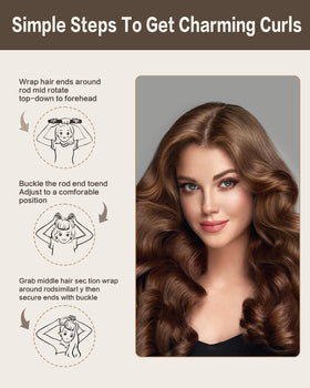 Close-up of Seritant Heatless Curls Rollers showing plush texture