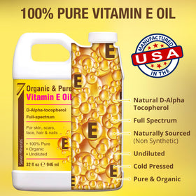 Close-up of Seven Minerals Vitamin E Oil texture