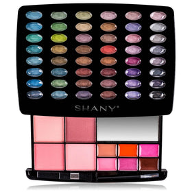 Close-up of SHANY eyeshadows in various colours