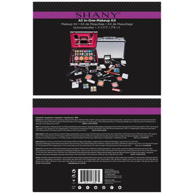Close-up of SHANY full-sized lipsticks in train case