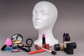 Close-up of SHANY Styrofoam Wig Head Stand base