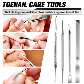 Close-up of sharp blades on Redriver toenail clippers