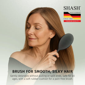 Close-up of SHASH Boar Bristle Brush bristles