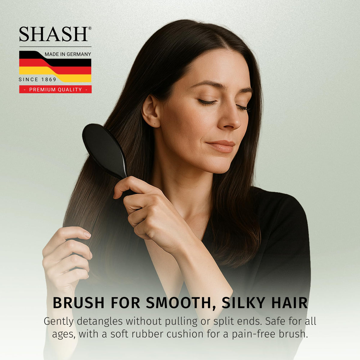 Close-up of SHASH brush bristles