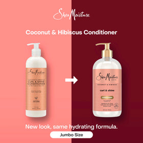 Close-up of Shea Moisture Curl & Shine Conditioner texture