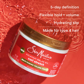 Close-up of Shea Moisture Curl Stretch Volume Cream texture
