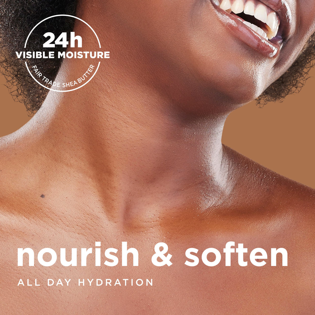 Close-up of Shea Moisture Virgin Coconut Oil Body Wash texture